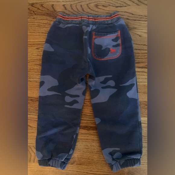 Mini Boden Boy’s 4Y pull-on Drawstring Sweatpants Pockets Lot of 3 Blue Gray - Picture 7 of 9